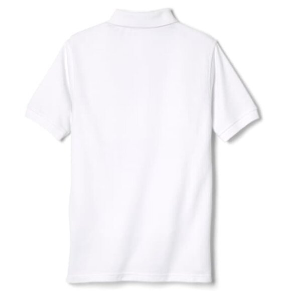 French Toast SA9084 Boys Short Sleeve Pique Polo White - Picture 2 of 2